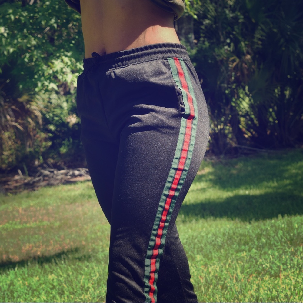 🍂 Red, Green, & Black Joggers